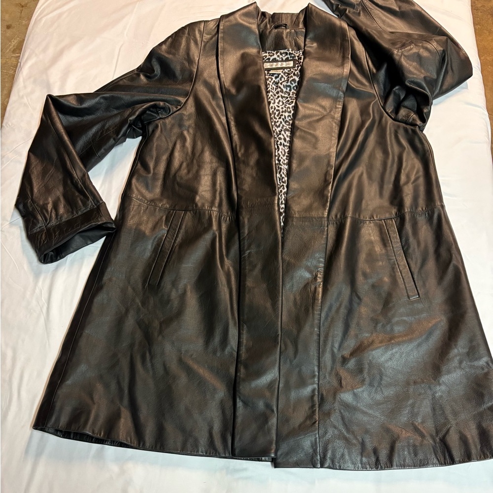 Preston & York Classic Black Leather Jacket - Picture 5 of 11